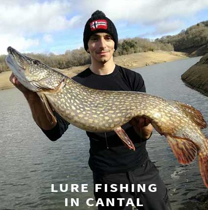 Lure fishing in Cantal